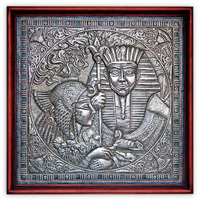 ХУДОЖЕСТВЕННАЯ ЧЕКАНКА - панно «Фараон и Принцесса»